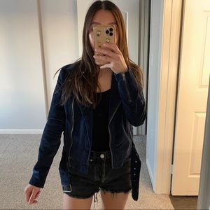 RVCA Corduroy Moto Jacket - Navy